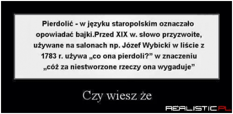 Czy wiesz, że...