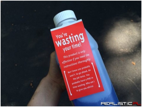 Had to get some moss remover today. This tag was on the bottle