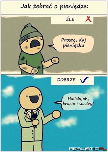 Jak żebrać o pieniądze