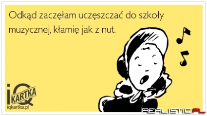 Kłamię jak z nut