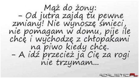 Mąż do żony