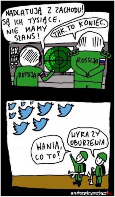 Nadlatują z zachodu