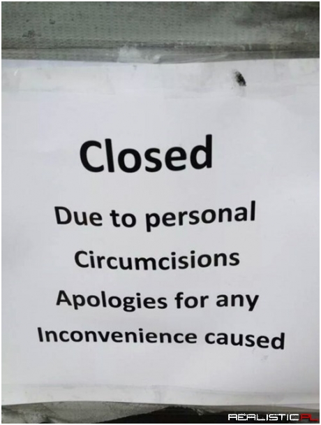 Next Time, Just Say You're Closed...