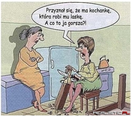 Nie chciała być gorsza