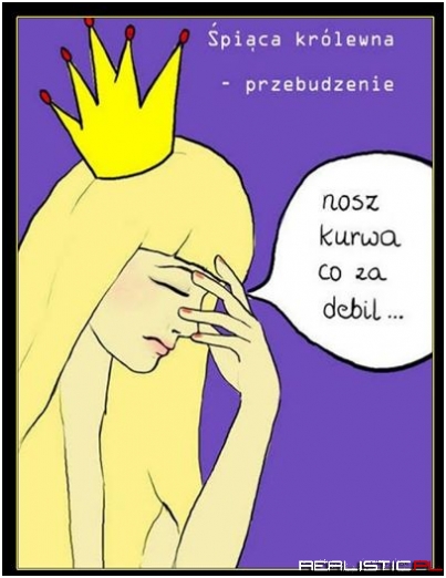 piąca Królewna. Wersja realistyczna..