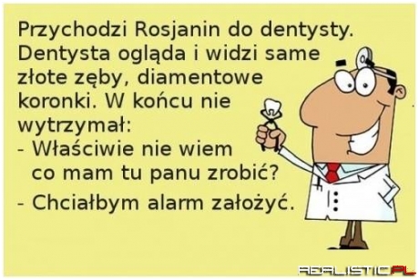 Rosjanin u dentysty