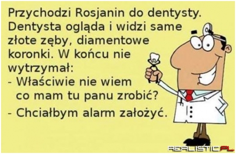 Rosjanin u dentysty