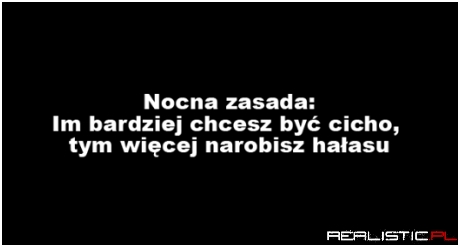 Szczególnie po powrocie z imprezy