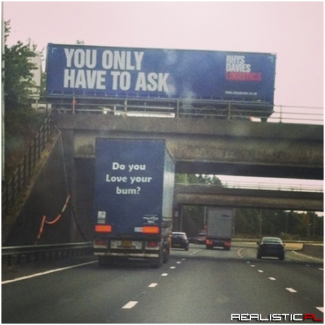 Unintentional Humor on the Highway