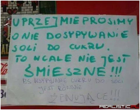 Uprzejmie prosimy
