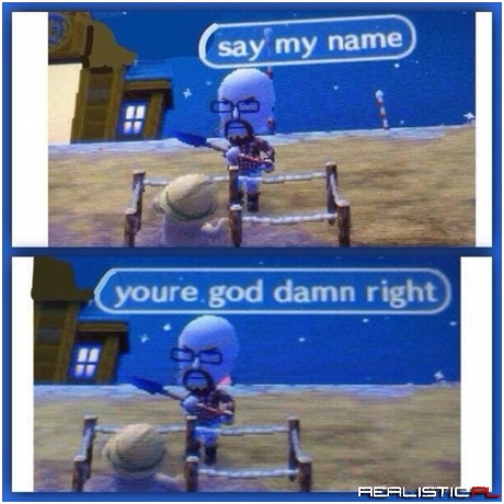 Walter White Plays Animal Crossing