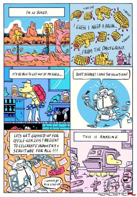 What Do Video Game Characters Do to Escape the Daily Grind