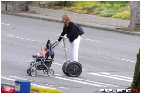 When Mom is Tired of Walking