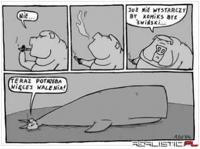 Więcej walenia