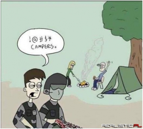Wszędzie ci kamperzy