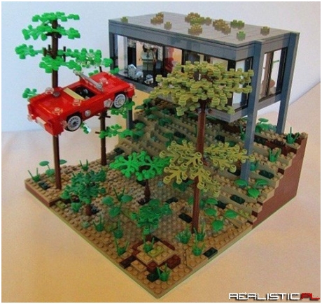 A Classic Scene in Classic Bricks