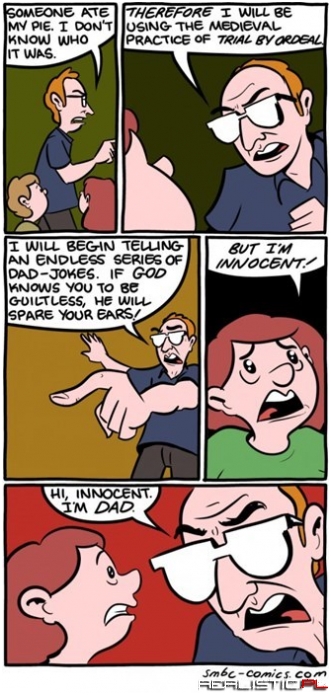 A Dark Turn for Dad Jokes