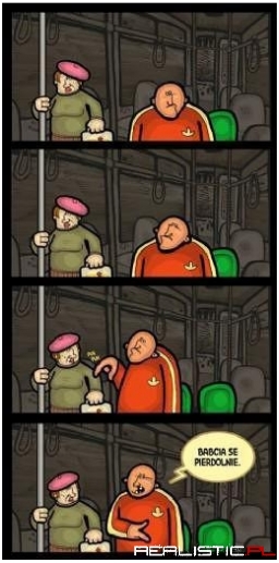 Babcia se pierdolnie