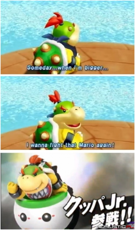Baby Bowser Gets His Chance In Smash Brothers