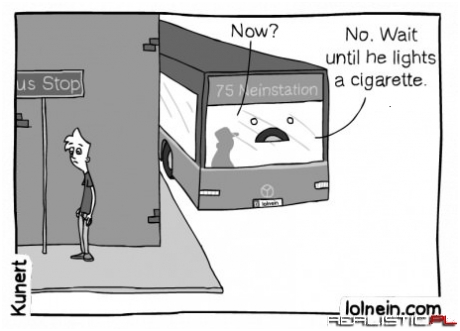 Every Freaking Time at the Bus Stop