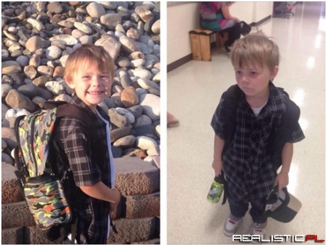 First Day of School - Before and After