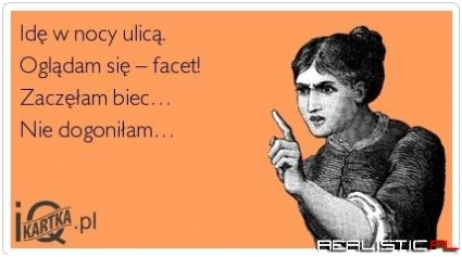 Idę w nocy ulicą