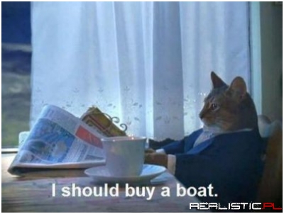Ishould by a boat