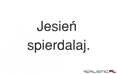 Jesień