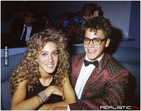 Just a photo of Sarah Jessica Parker and Robert Downey Jr.