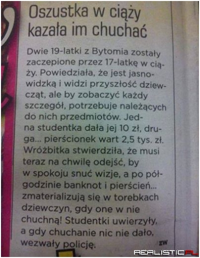 Oszustka w ciąży
