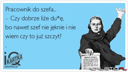 Pracownik do szefa