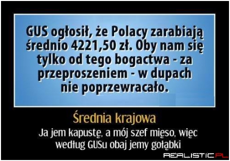 rednia krajowa ...