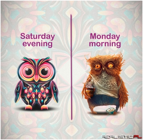 Saturday vs Monday
