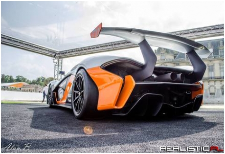 The breathtaking rear of the P1 GTR