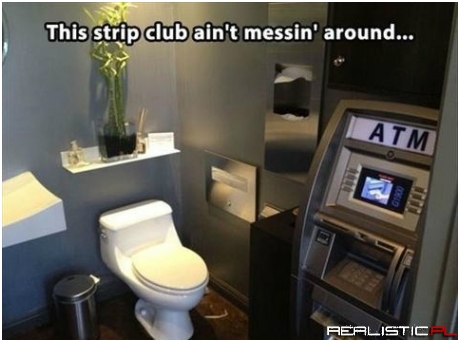 The Toilet Paper Dispenser is Actually a Hideaway ATM