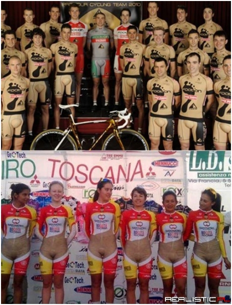 The Uniforms of the Colombian Cycling Teams are... Suggestive, to Say the Least