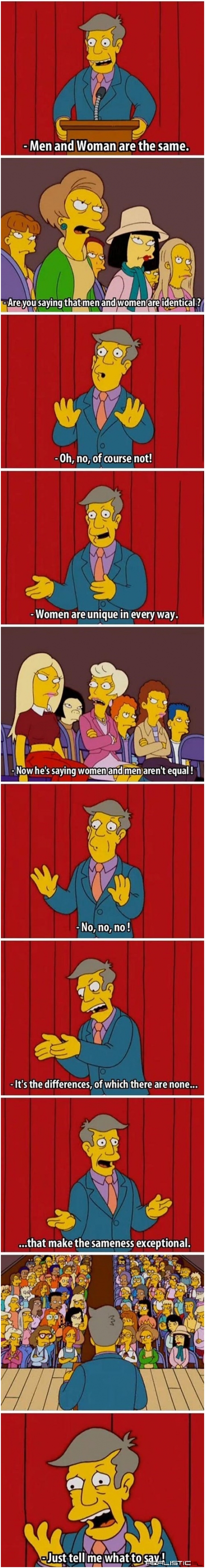 Gender Equality Arguments on the Internet Tend to Go a Lot Like This