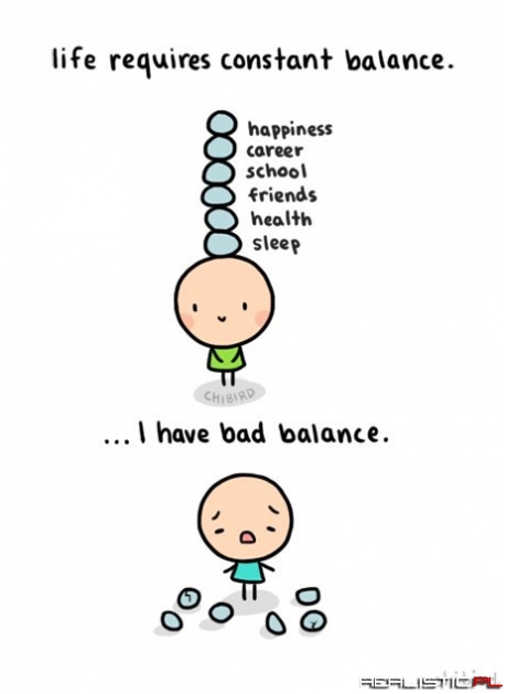 Life Requires Constant Balance