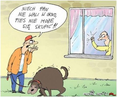 Niech pan nie wali w okno
