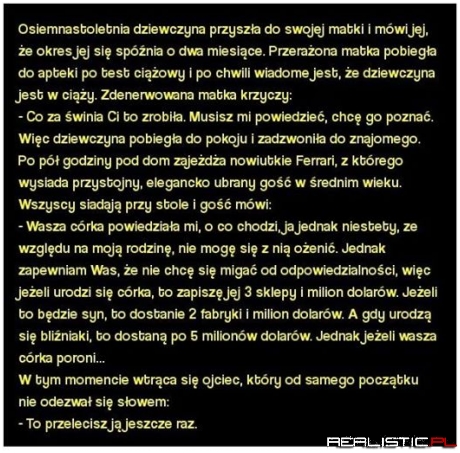 Osiemnastoletnia dziewczyna ....