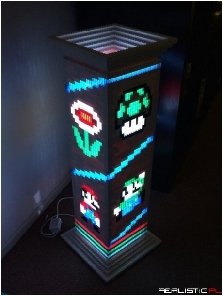 Power Up and Check Out This LEGO Lamp!