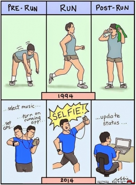 Running in the '90s vs. Now
