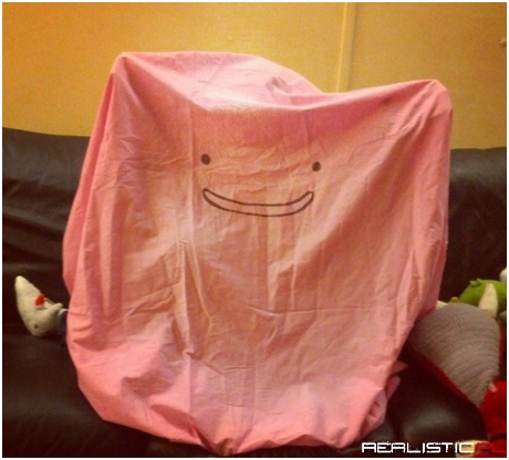 Simple Ditto Costume for Halloween