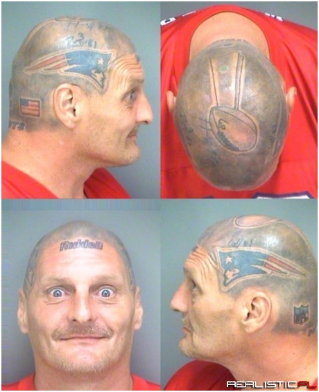The Biggest Tom Brady Fan (Based on Tattoos at Least) is in Jail on Narcotics Charges