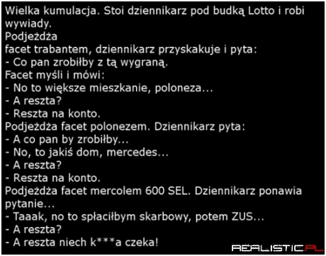 Wielka kumulacja ...