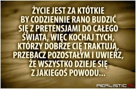Zycie jest za krótkie