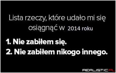 Rzeczy które udały mi się w 2014 roku