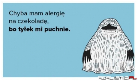 Alergia na czekoladę