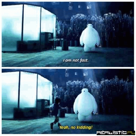 Baymax Is In No Hurry