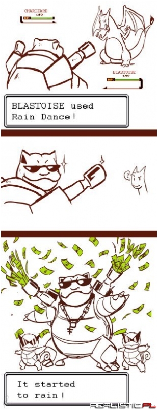 Blastoise With an Amulet Coin Be Like